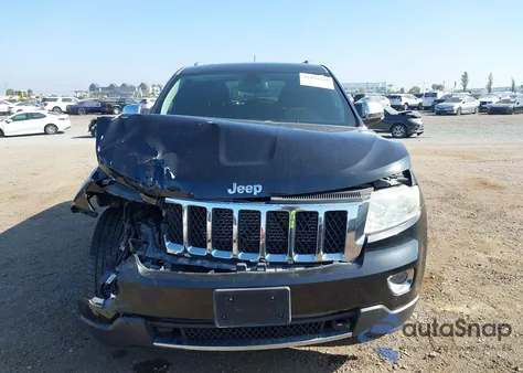 2013 Jeep Grand Cherokee Overland z USA, uszkodzony, nr VIN 1C4RJFCT4DC543899